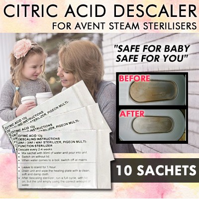 descaling avent sterilizer
