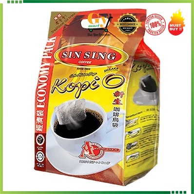 10gx100 Sin Sing Coffee Brand Coffee O Coffee Mixture Bags Mixed Coffee Shopee Singapore
