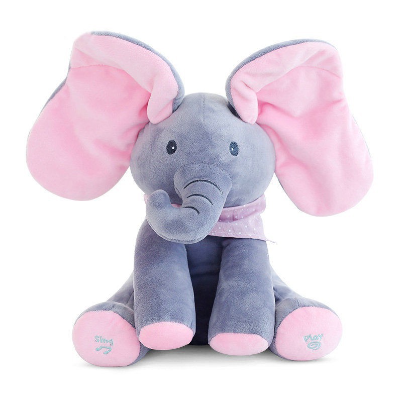 singing elephant baby toy