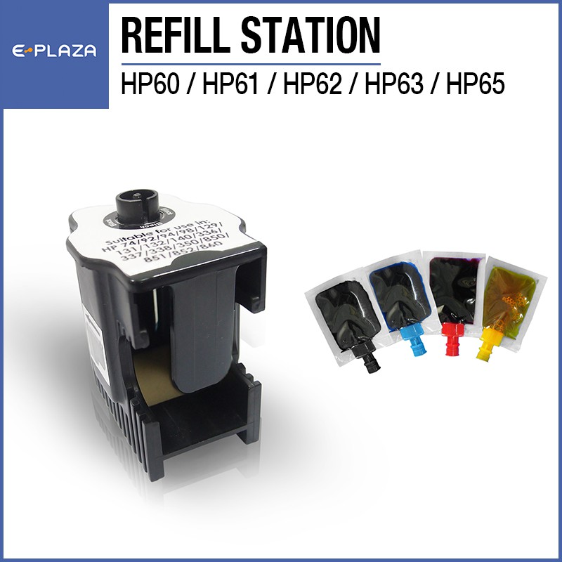 Refill Station Ink Cartridges Compatible HP 60 60XL 61 61XL 62 62XL 63