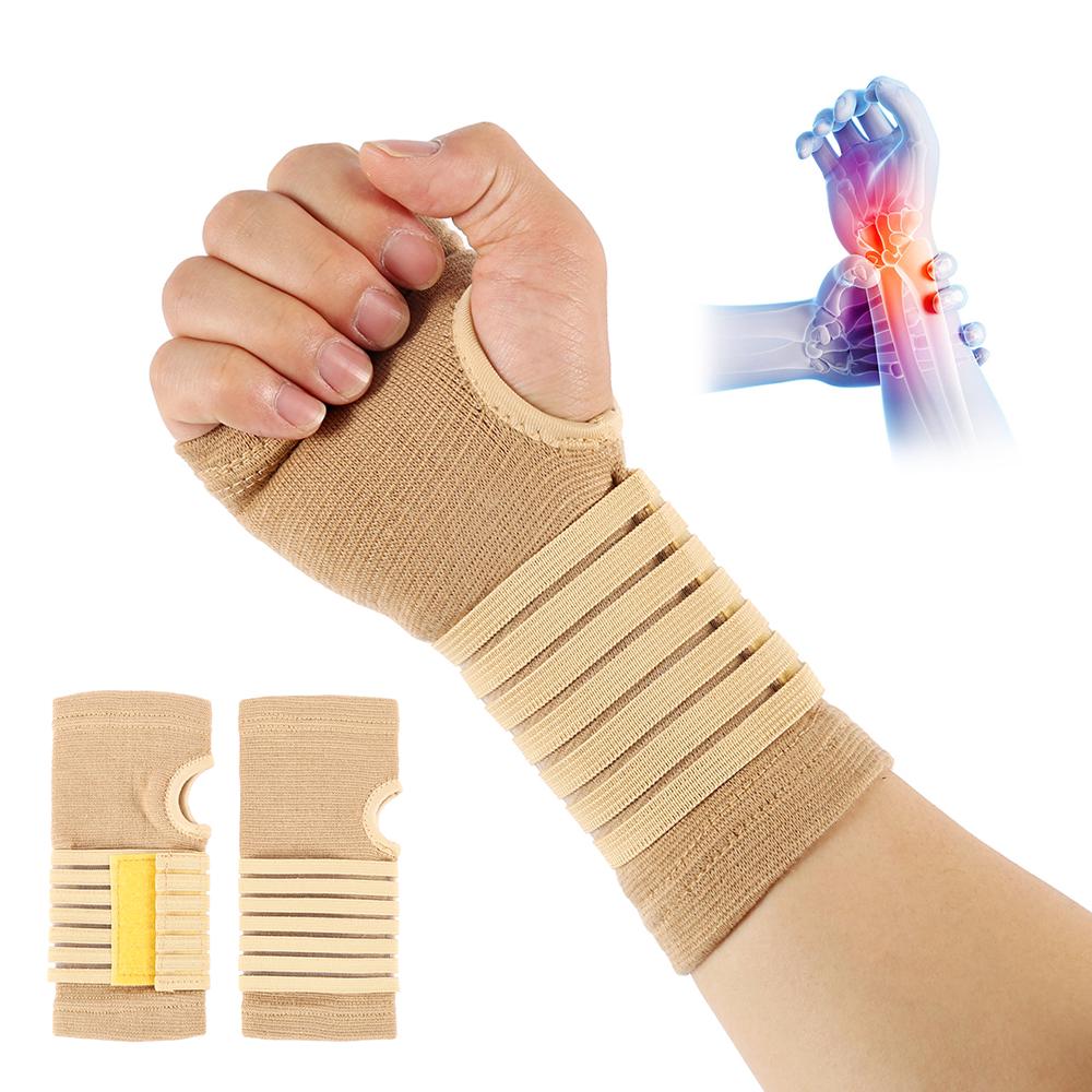 2Pcs Neoprene Elastic Bandage Fitness Hand Palm Brace Wrist Support