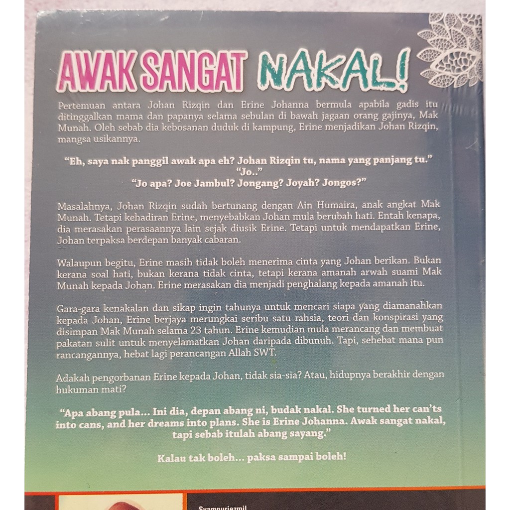 Awak Sangat Nakal By Syamnuriezmil Shopee Singapore