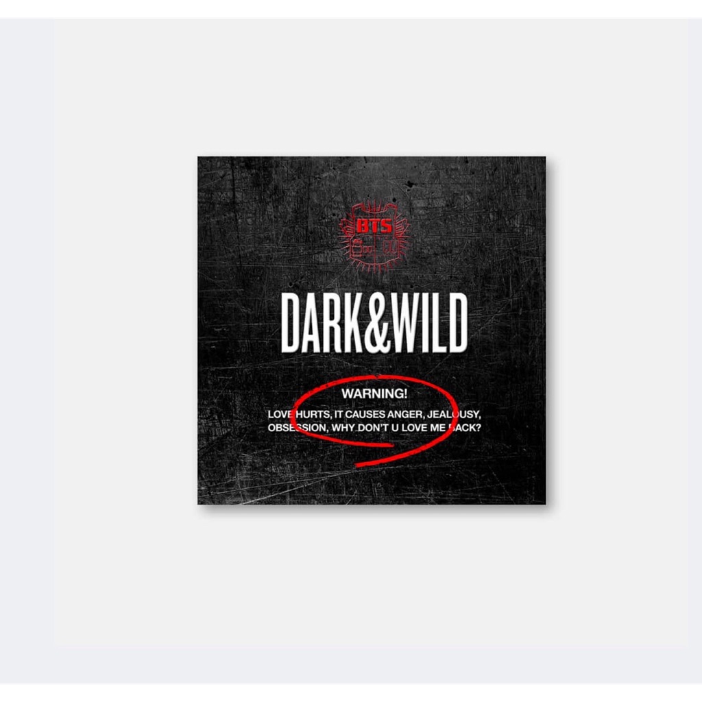 Po Dark And Wild Album Bts Shopee Singapore