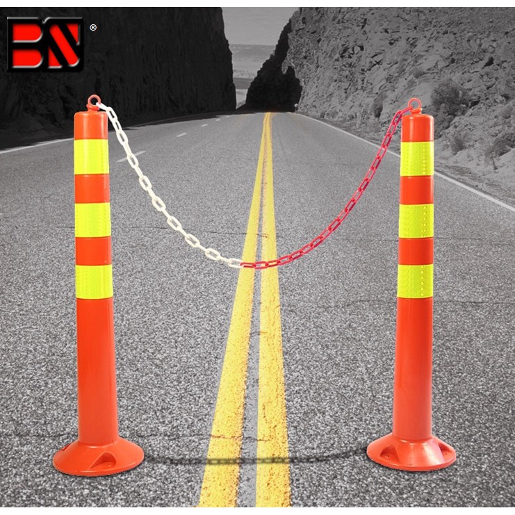 Safety Reflective PVC Traffic Guide Post with Shopee Singapore