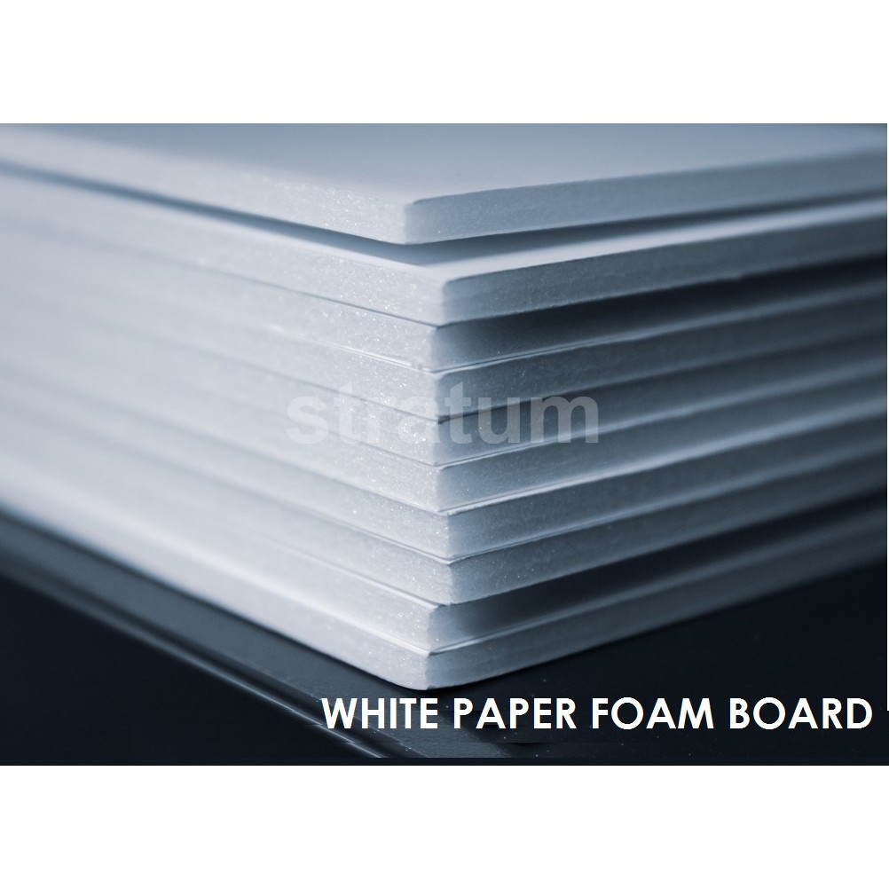 Customized Size White & Black Paper Foam Board Mounting Board Kapaline Shopee Singapore