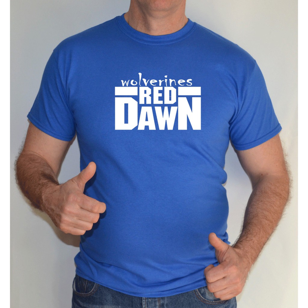 red dawn wolverines shirt