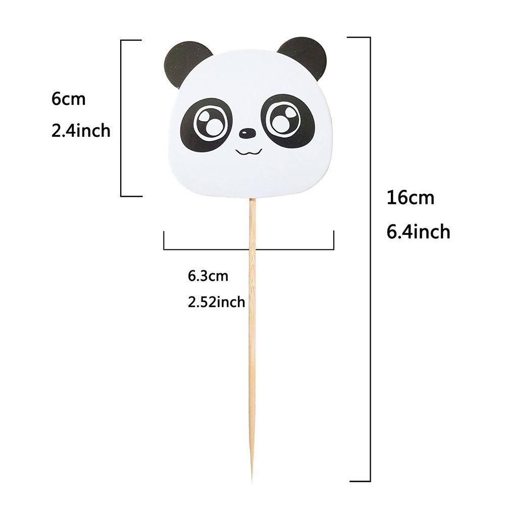 SUCHEN DIY Gifts Foil Balloons Cartoon Animal Birthday Party Banner Inflatable Toy New Kids Favors Baby Shower Cake Topper Panda Theme