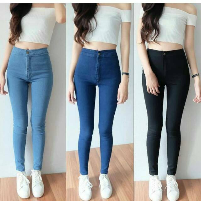 High Waist Jeans Price And Deals Jan 2021 Shopee Singapore