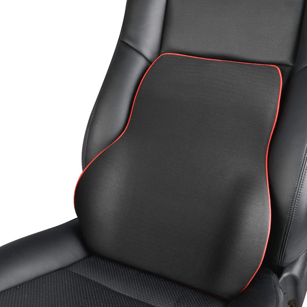 Car Seat Back Cushion Memory Foam Lumbar Support Pillow Ee Singapore - Lumbar Support Auto Seat Cushion