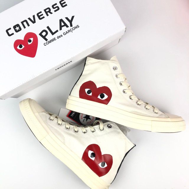 cdg canvas shoes