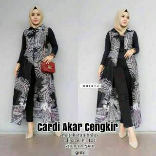 Outer Batik  Pekalongan Long Cardi Cardy Cardigan  A3 253 