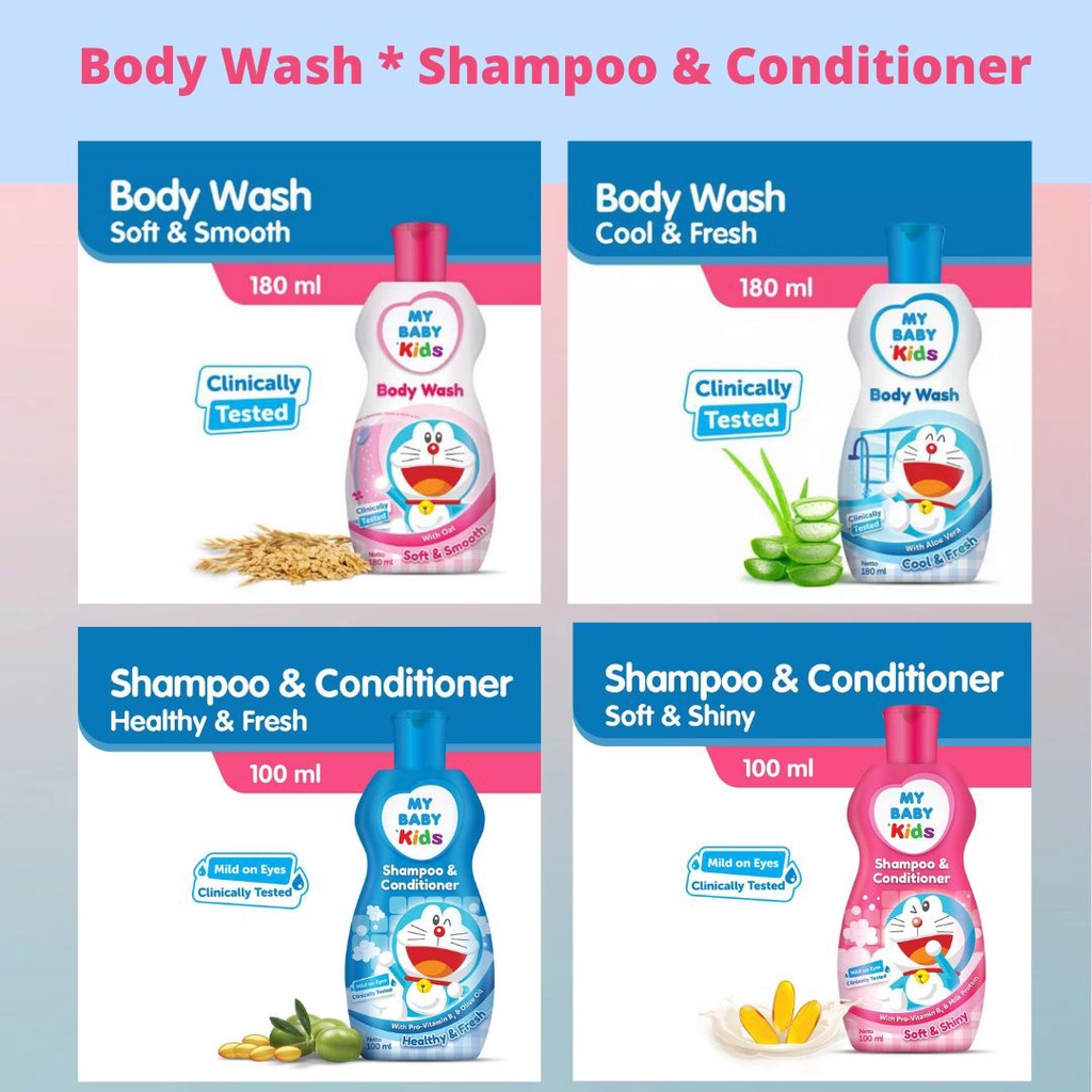 SAMPO My Baby Kids Body Wash 180ml 180 ml / Shampoo & conditioner 100ml