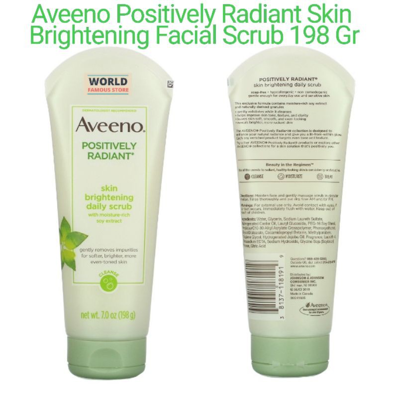 aveeno exfoliator