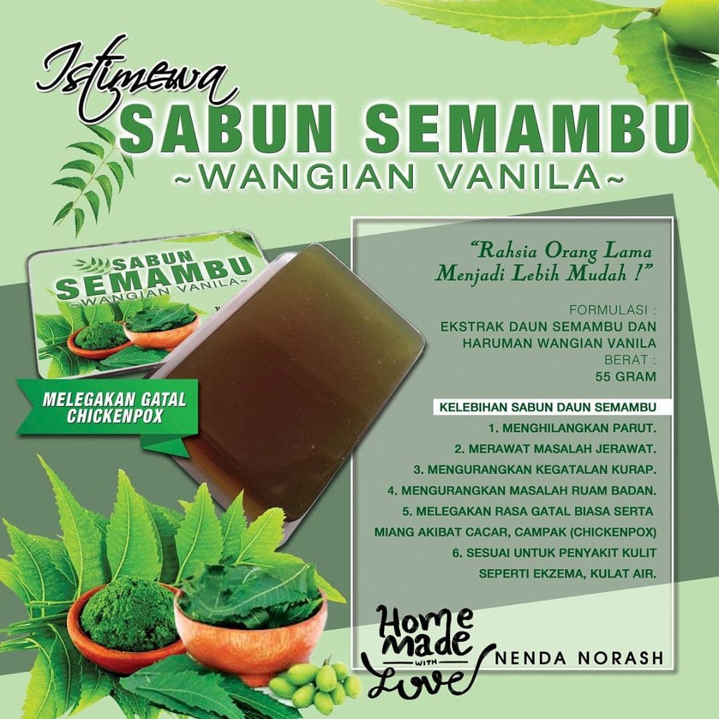 Ready Stock Cemambu Leaf Soap Shopee Singapore