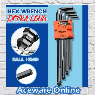 4/5/6mm Allen Hex Key Extra Long Wrench Long Allan Alan Ball End Head Steel 