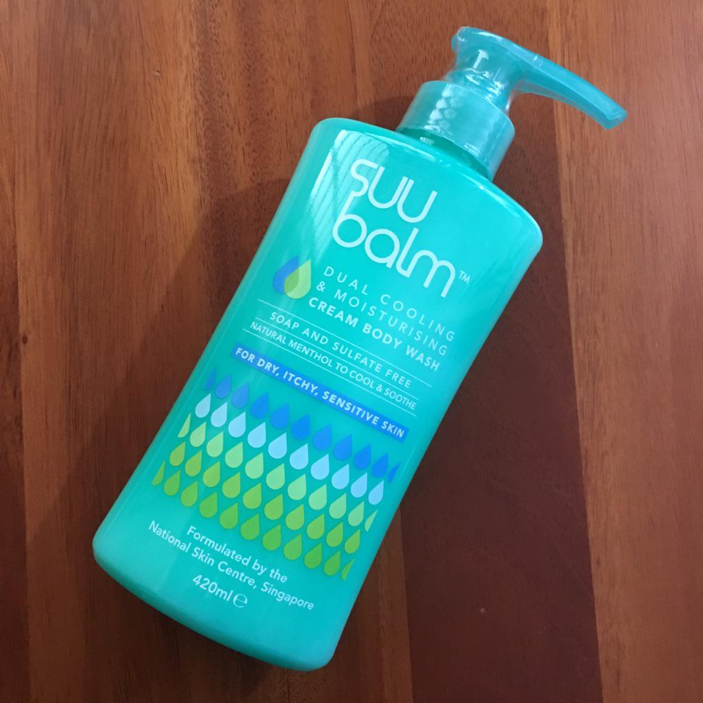SUU BALM Dual Cooling & Moisturising Cream Body Wash 420ml Shopee