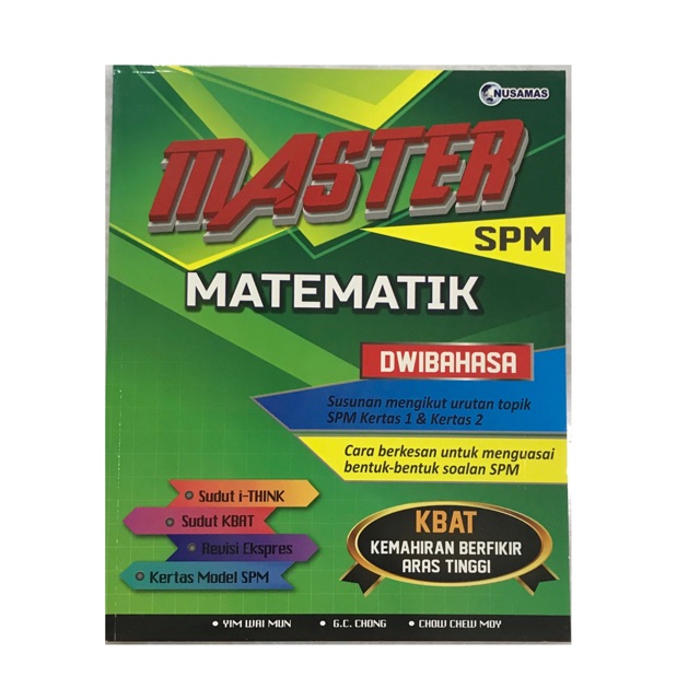 Ready Stock Nusamas Master Spm Mathematics Mathematics Shopee Singapore