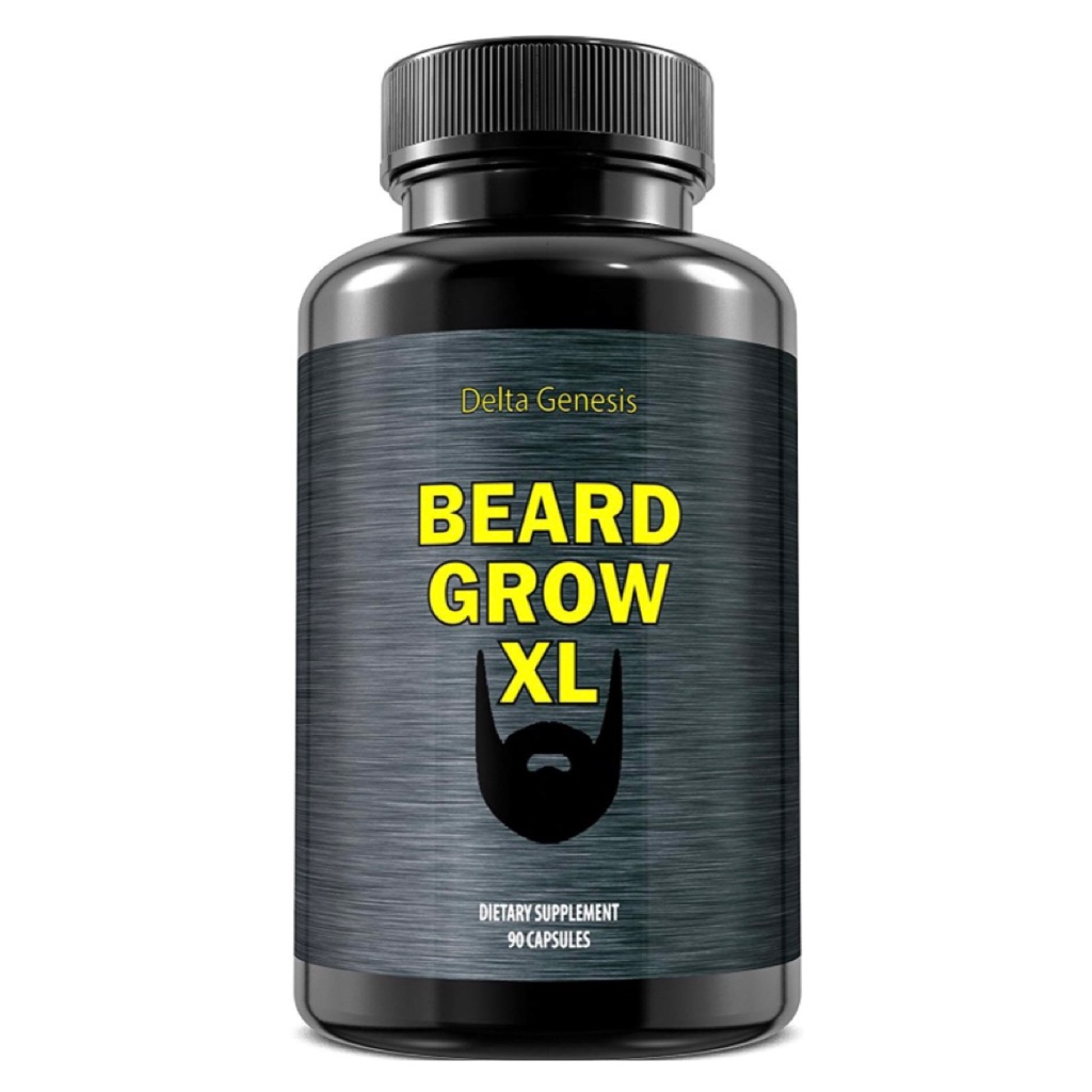Delta Genesis Beard Grow Xl Facial Hair Supplement 1 Mens