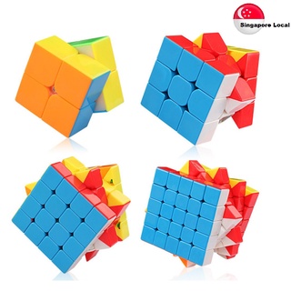 [SG Local Stock] MoYu Speed Cube Magic Cube 2x2, 3x3, 4x4, 5x5, 6x6 pyramid, Megaminx, Skew, macaron color, RS3M 2020