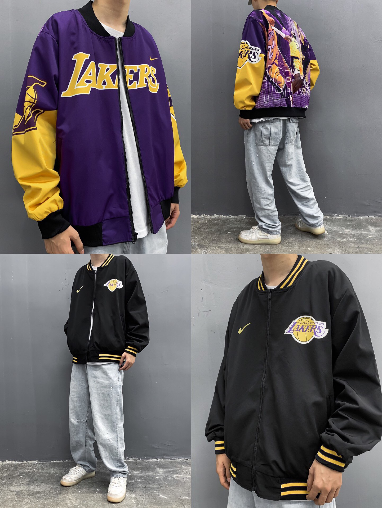 lakers nike jacket