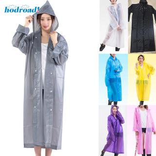 ladies long rain coat with hood