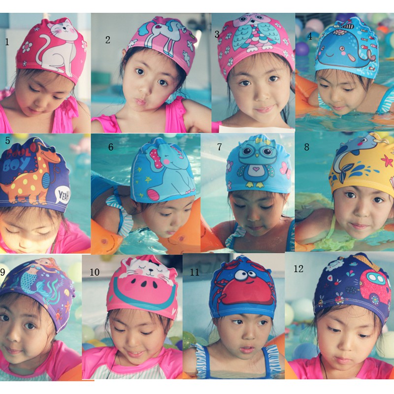 child swim cap