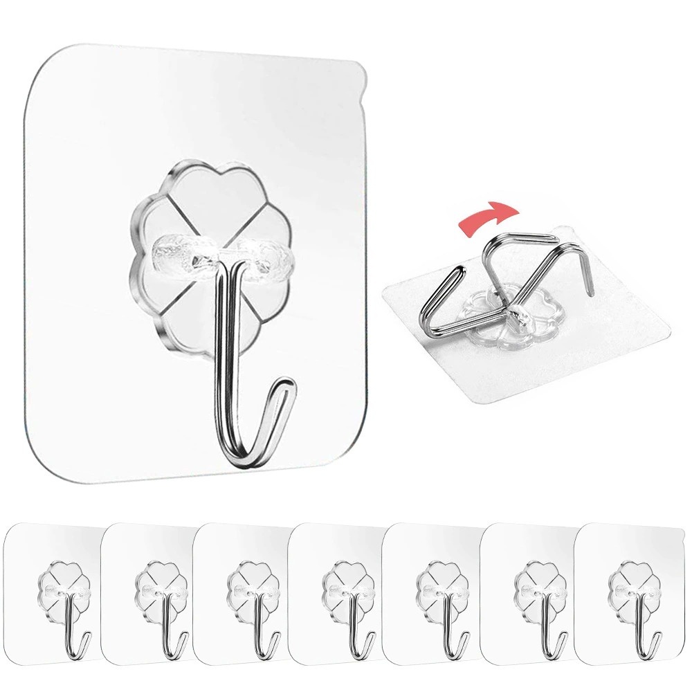 KOPO Ultra Strong Wall Hook Waterproof Hanging Hook Round Hook Shopee