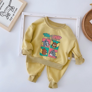 [Tom & jerry] lovely tom & jerry autumn winter long sleeve clothes set for baby #4