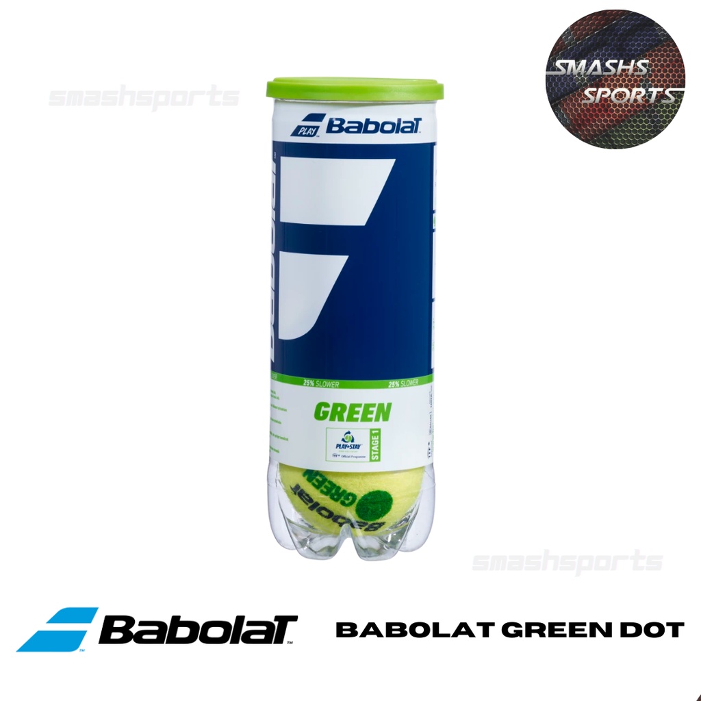 Babolat Green Dot Tennis Balls (Junior Tennis Balls) Shopee Singapore
