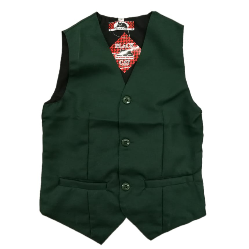 Green Vest Clothes Black Cat Vest Green School Uniform Jenama Black Cat School Uniform Malaysia Shopee Singapore