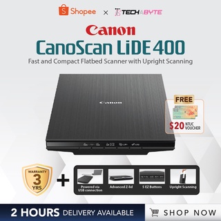 Canon LiDE 400 Fast and Compact Flatbed Scanner (2 HOURS DELIVERY AVAILABLE)