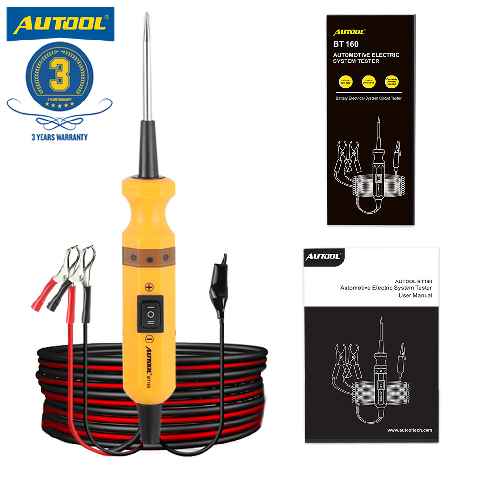 AUTOOL BT160 Car Circuit Tester, Power Probe Automotive Diagnostic Tool