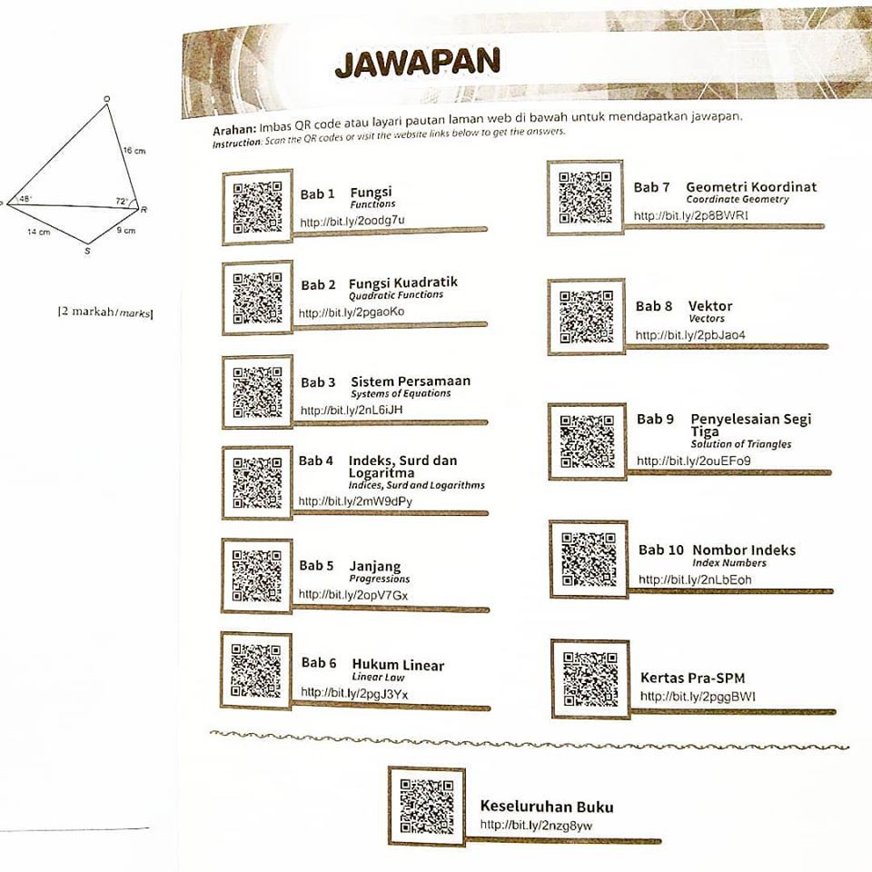 Soalan Matematik Tambahan Tingkatan 4 Bab 2 Dan Jawapan  malaykuri