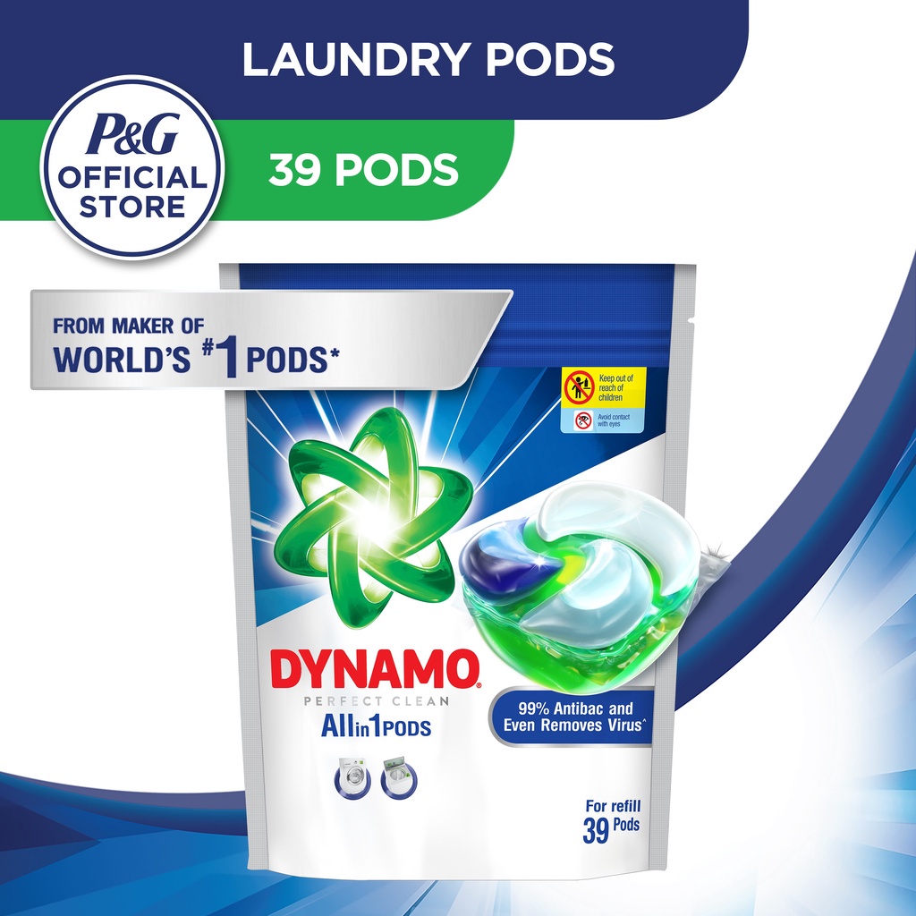 [Bundle of 3] Dynamo Perfect Clean Laundry Pods 39sx3 Shopee Singapore