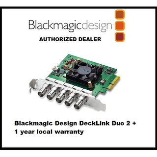 Blackmagic Design DeckLink Duo 2 + 1 year local warranty