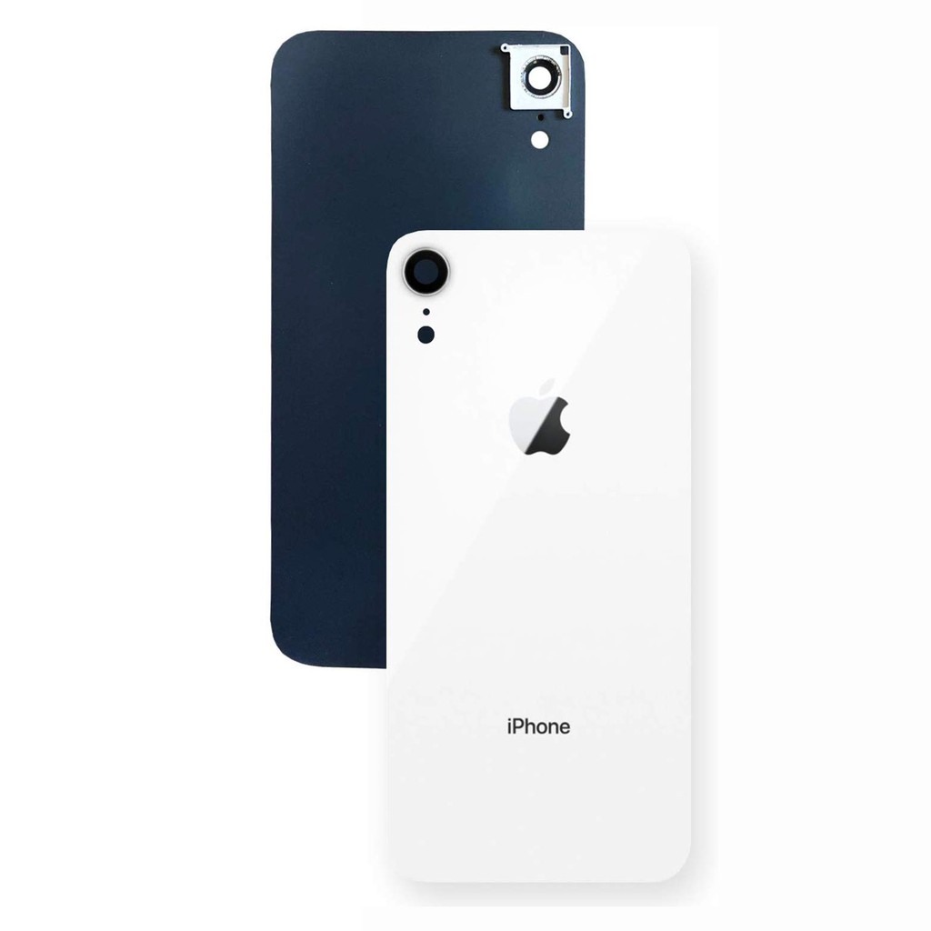 Original Quality For Iphone Xr Back Glass Replacement Black White Red Shopee Singapore