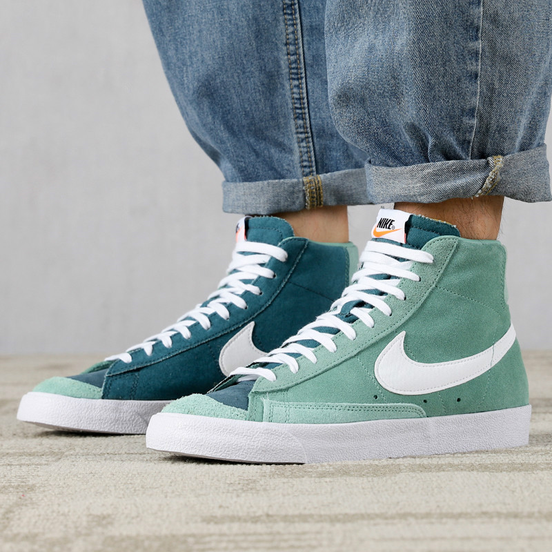Nike Blazer Mid 77 VNTG Men's and women's high-top casual fashion sneakers | Shopee