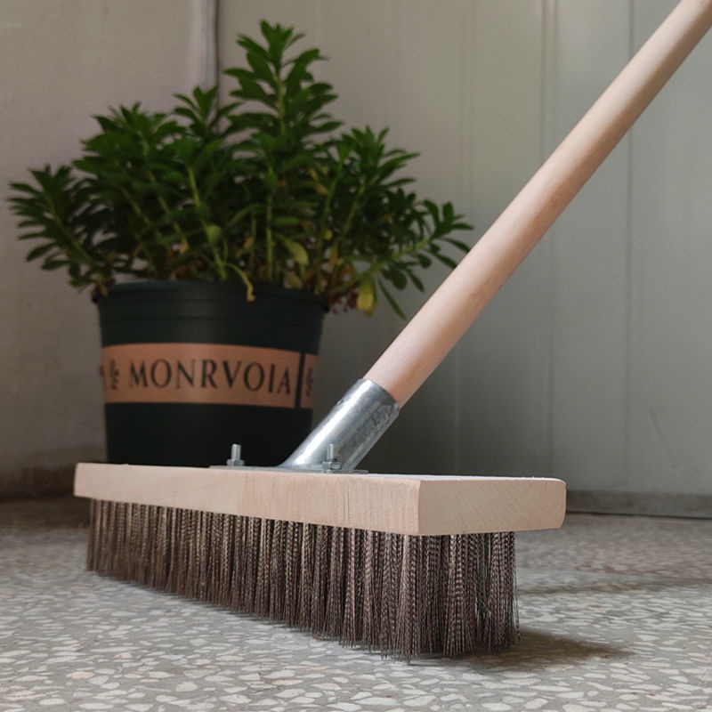 Stainless Steel Wire Wire Brush Long Handle Wire Brush Washing Floor ...