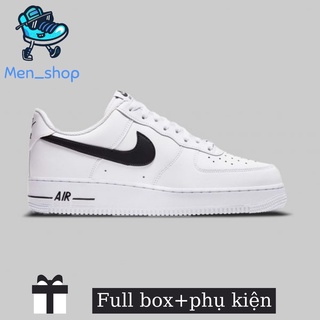 Af1 Sneakers With black Streaks Air force 1 black of white hot trend 2022 Full Box