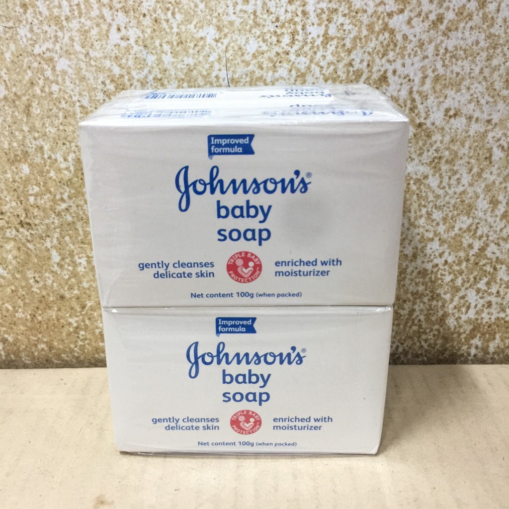 [Set of 4 Soap Bars] Johnson's Baby Soap 100 grams Shopee Singapore