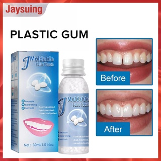 Temporary teeth repair kit, denture hard glue with glue, denture teeth whitening kit, hard glue for temporary teeth repair, denture, 30 ml.