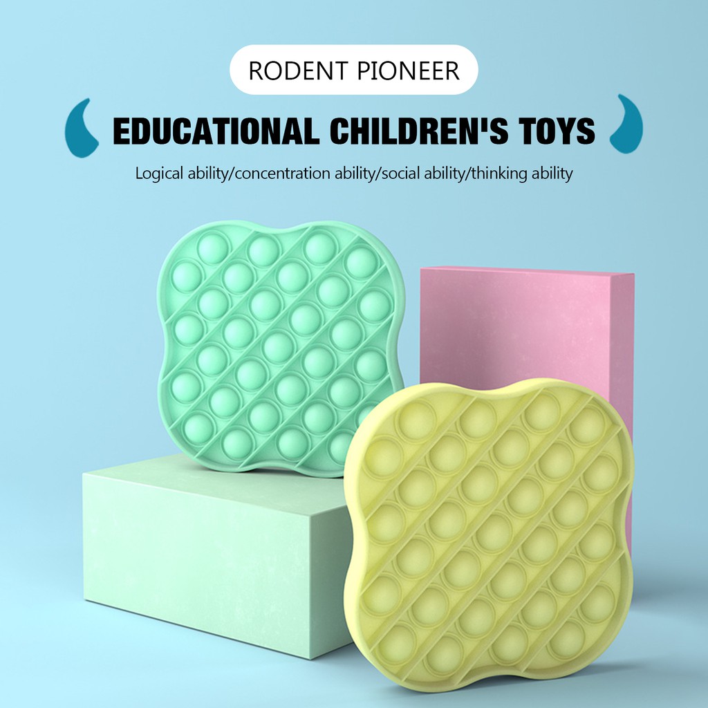green pop it fidget toy