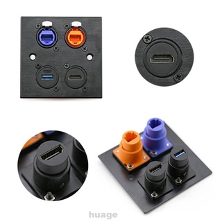 Mount Mini Video Interface Signal Stability Computer Accessories Multimedia Network Plug Connector