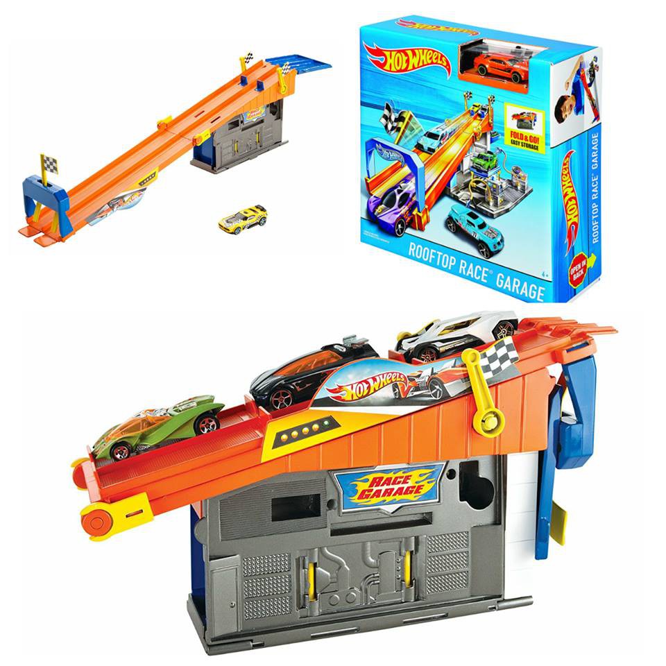 rooftop race garage hot wheels