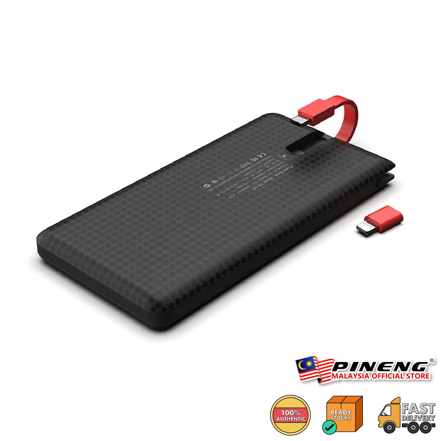 Pineng Pn 851 Lithium Polymer Power Bank 10000mah Shopee Singapore