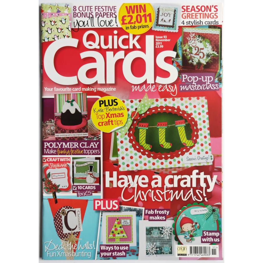 [USED] [QC 093] Quick Cards Made Easy UK (Papercraft Magazine) Shopee