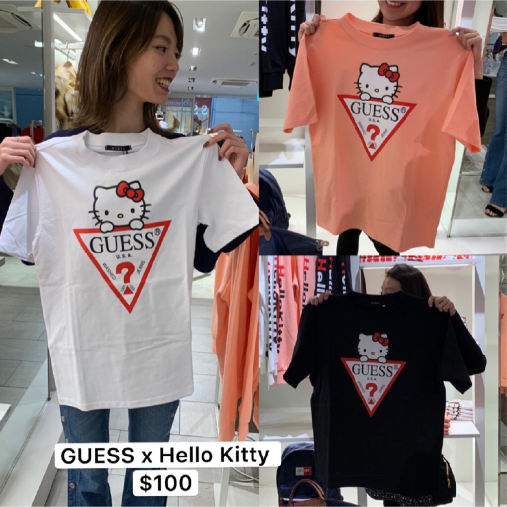 guess hello kitty shirt