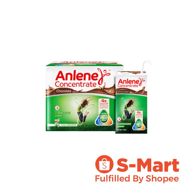 Anlene Concentrate UHT Milk Chocolate 125ml, Pack of 4 | Shopee Singapore