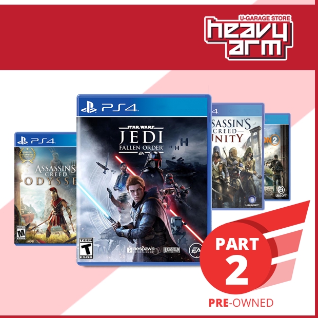 buy pre owned ps4 games