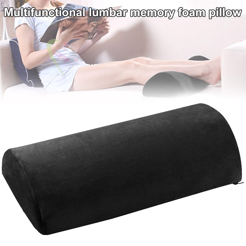 Half Moon Bolster Semi Roll Pillow Ankle Support Lumbar Neck Pain